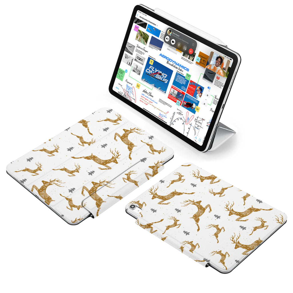 the VistaCase Personalized iPad Slim Fit Case with Christmas design,  Made to order, you can personalize it further by adding a monogram or your signature to the design, making it the perfect personalized gift.