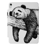 the VistaCase Personalized iPad Slim Fit Case with Cute Animal design,  Crafted with a durable fabric exterior and a soft interior lining.