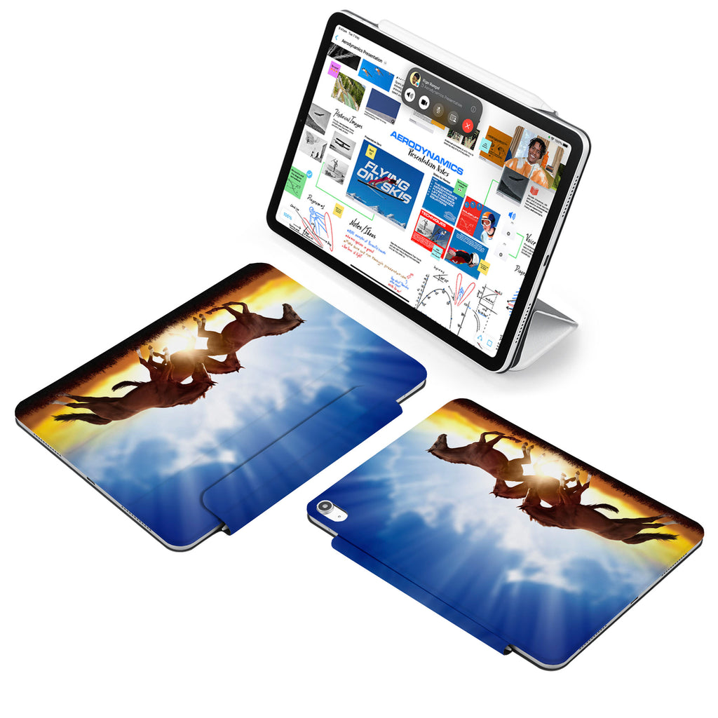 the VistaCase Personalized iPad Slim Fit Case with Horse design,  Made to order, you can personalize it further by adding a monogram or your signature to the design, making it the perfect personalized gift.