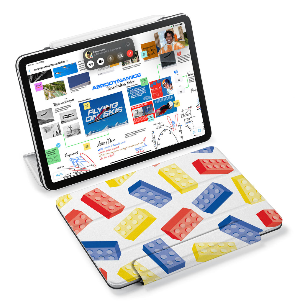 the VistaCase Personalized iPad Slim Fit Case with Retro Game design,  Designed with convenience in mind, the case automatically wakes your iPad when opened and puts it to sleep when closed.