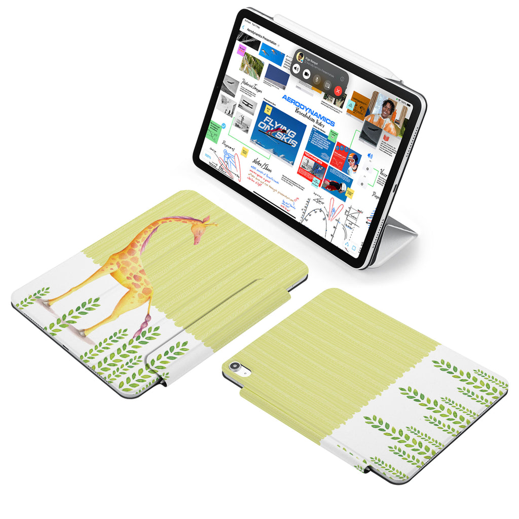the VistaCase Personalized iPad Slim Fit Case with Cute Animal 2 design,  Made to order, you can personalize it further by adding a monogram or your signature to the design, making it the perfect personalized gift.