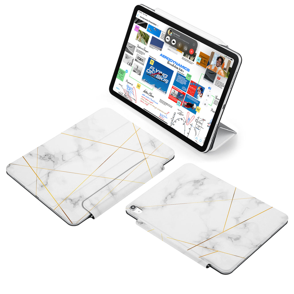 the VistaCase Personalized iPad Slim Fit Case with Marble 2020 design,  Made to order, you can personalize it further by adding a monogram or your signature to the design, making it the perfect personalized gift.
