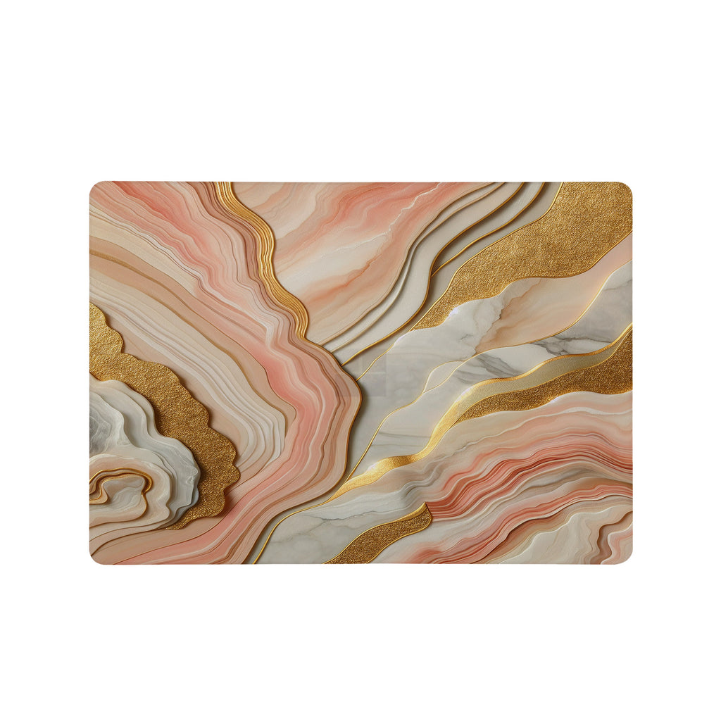Add your name, company name, signature to this Front Personalized microsoft surface laptop Case Marble design