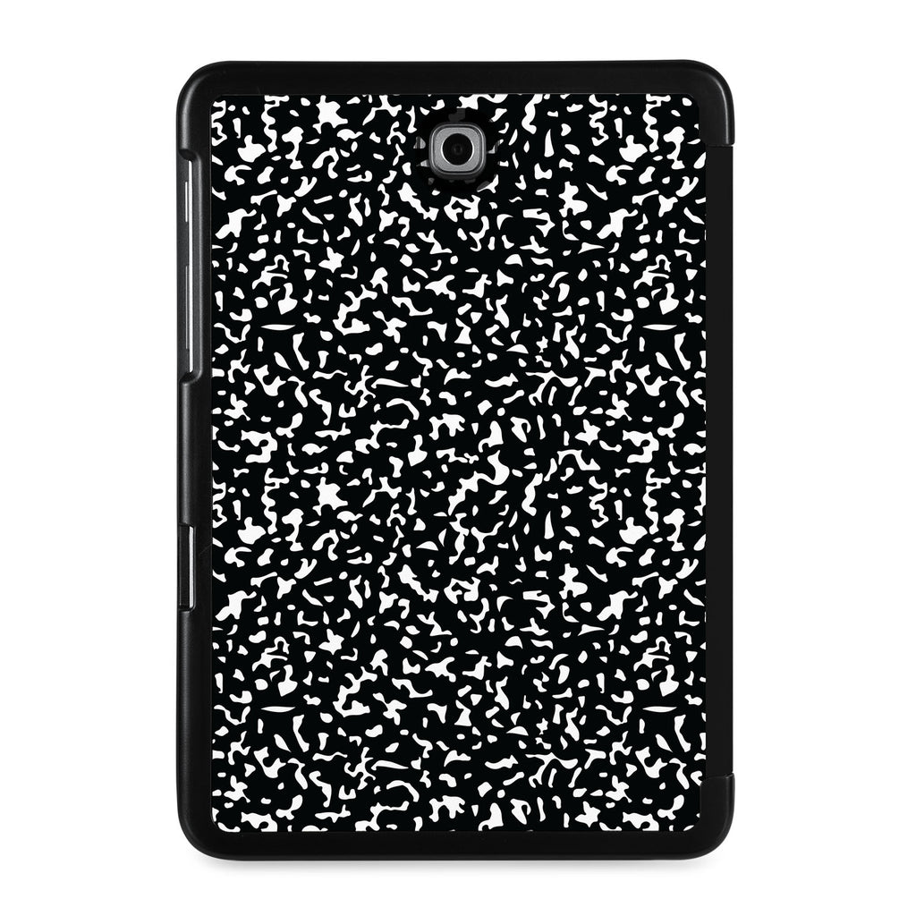 the back view of Personalized Samsung Galaxy Tab Case with Composite Book design