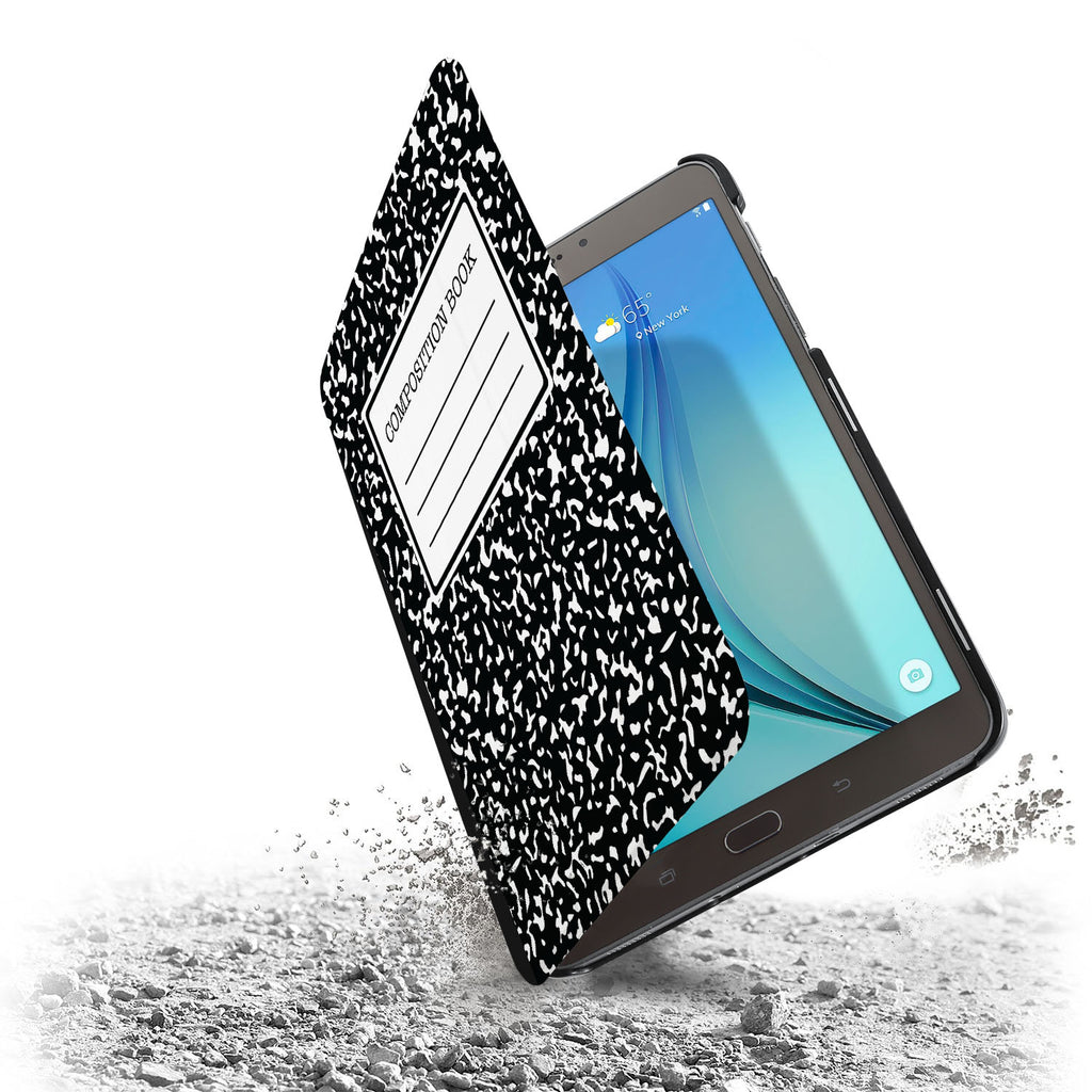 the drop protection feature of Personalized Samsung Galaxy Tab Case with Composite Book design