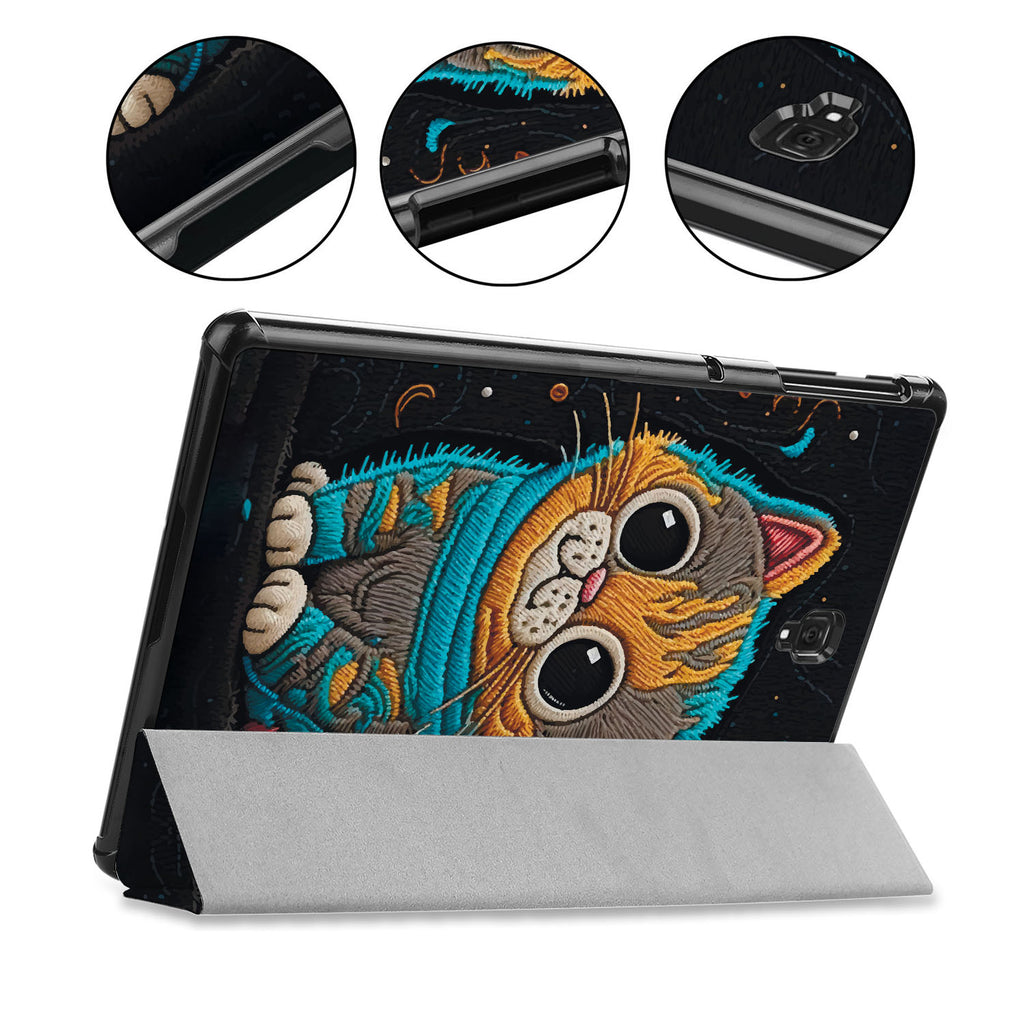 Full, comfortable access to all ports and function buttons with Cute Cat design