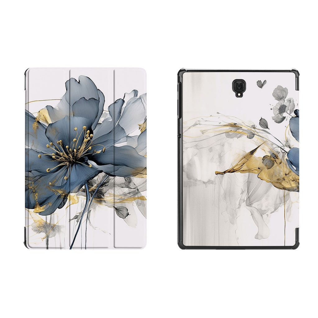 the whole printed area of Personalized Samsung Galaxy Tab Case with Artistic Flower design