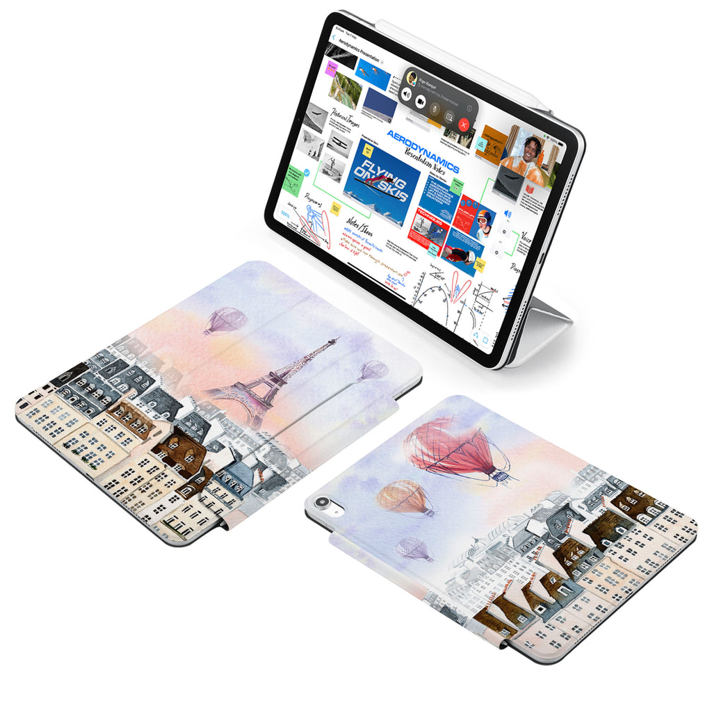 the VistaCase Personalized iPad Slim Fit Case with Travel design,  Made to order, you can personalize it further by adding a monogram or your signature to the design, making it the perfect personalized gift.