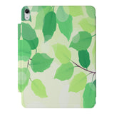 the VistaCase Personalized iPad Slim Fit Case with Leaves design,  Crafted with a durable fabric exterior and a soft interior lining.