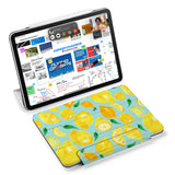 the VistaCase Personalized iPad Slim Fit Case with Fruit design,  Designed with convenience in mind, the case automatically wakes your iPad when opened and puts it to sleep when closed.