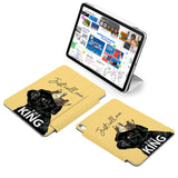 the VistaCase Personalized iPad Slim Fit Case with Dog Fun design,  Made to order, you can personalize it further by adding a monogram or your signature to the design, making it the perfect personalized gift.