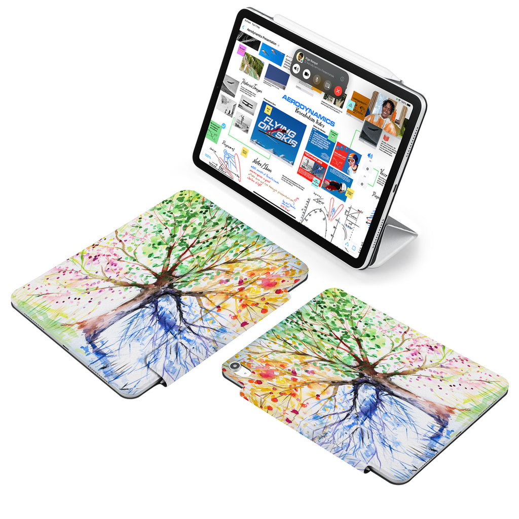the VistaCase Personalized iPad Slim Fit Case with Watercolor Flower design,  Made to order, you can personalize it further by adding a monogram or your signature to the design, making it the perfect personalized gift.