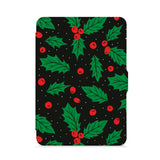 front view of personalized kindle paperwhite case with Fruits design