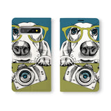 Personalized Samsung Galaxy Wallet Case with Dog desig marries a wallet with an Samsung case, combining two of your must-have items into one brilliant design Wallet Case.