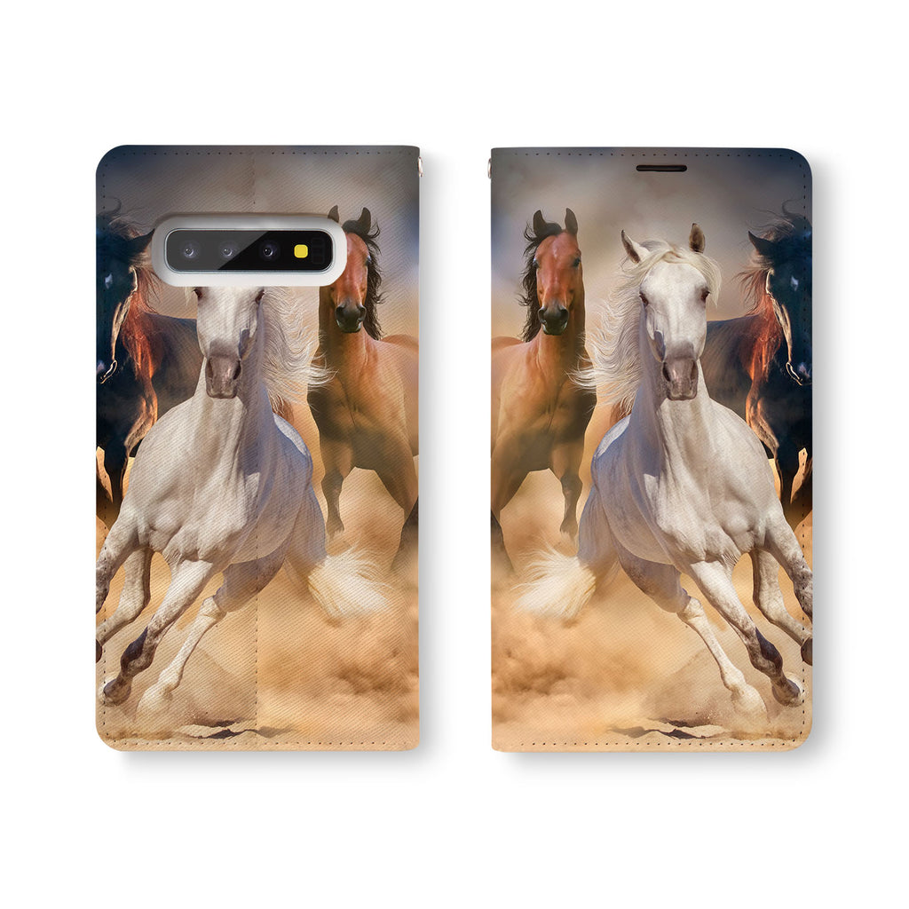 Personalized Samsung Galaxy Wallet Case with Horse desig marries a wallet with an Samsung case, combining two of your must-have items into one brilliant design Wallet Case.