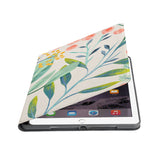 Auto wake and sleep function of the personalized iPad folio case with Pink Flower design