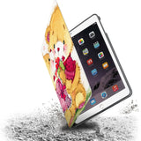 Drop protection from the personalized iPad folio case with Bear design