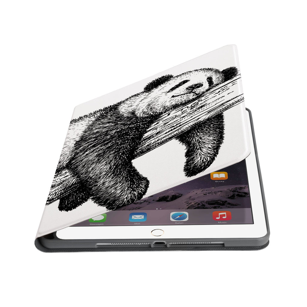Auto wake and sleep function of the personalized iPad folio case with Cute Animal design