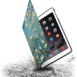 Drop protection from the personalized iPad folio case with Oil Painting design