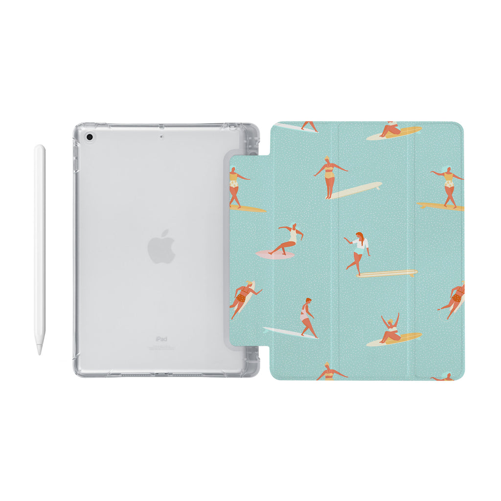 iPad SeeThru Casd with Summer Design Fully compatible with the Apple Pencil