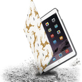 Drop protection from the personalized iPad folio case with Christmas design