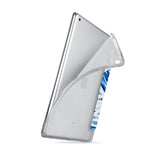 iPad SeeThru Casd with Geometric Flower Design