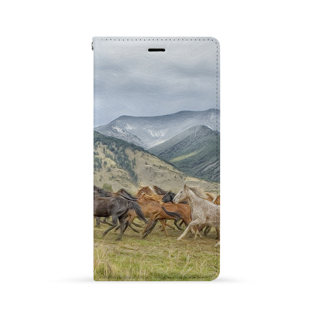 Front Side of Personalized iPhone Wallet Case with 2 design