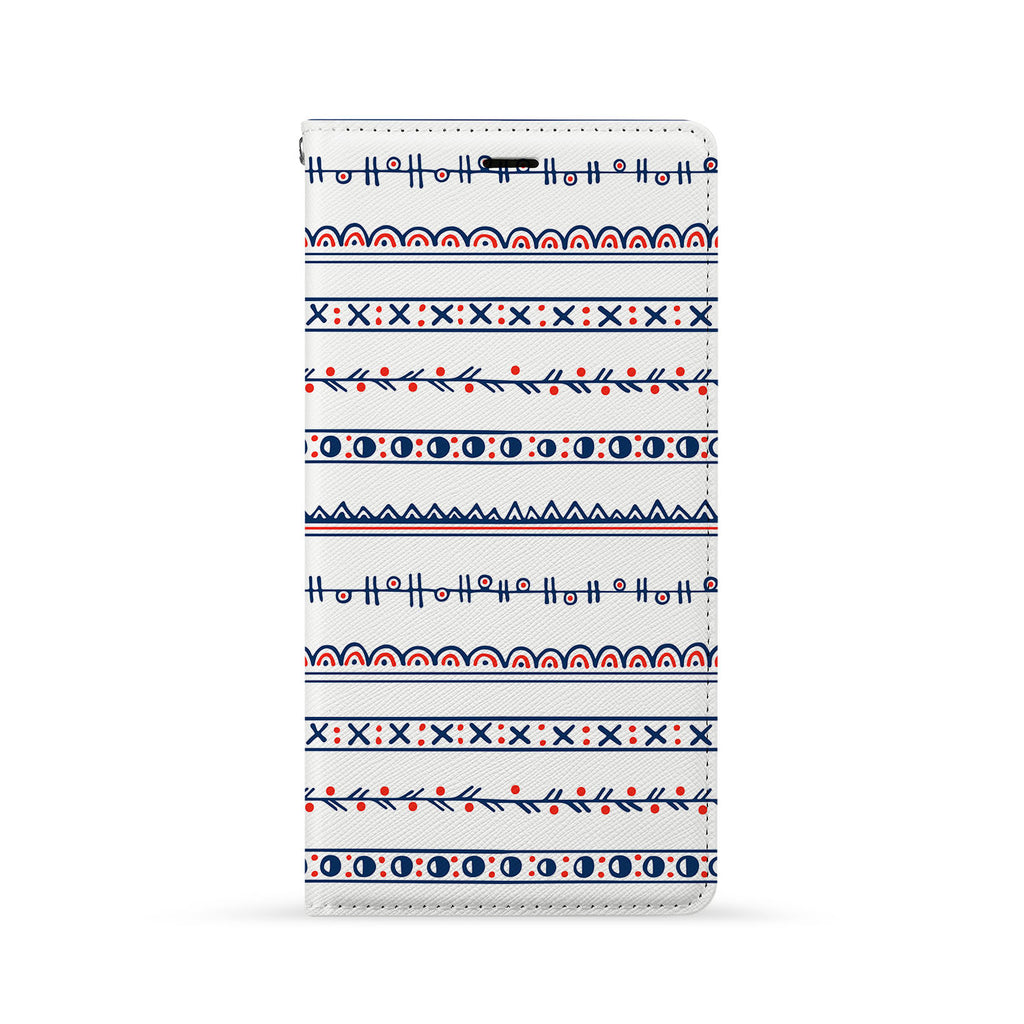 Front Side of Personalized iPhone Wallet Case with 2 design