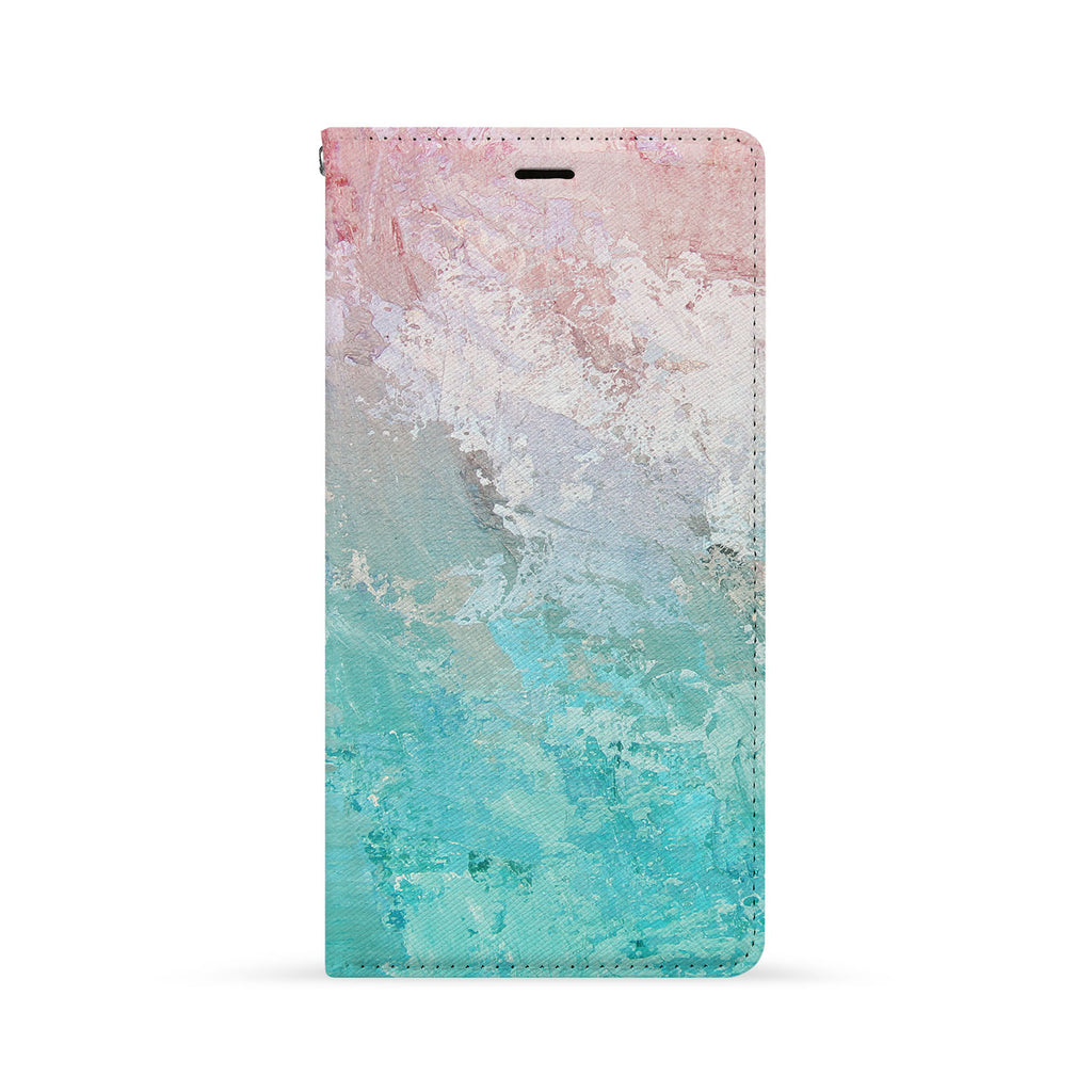 Front Side of Personalized iPhone Wallet Case with 3 design