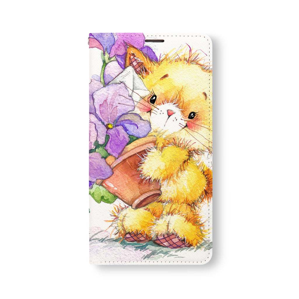 Front Side of Personalized Samsung Galaxy Wallet Case with 3 design