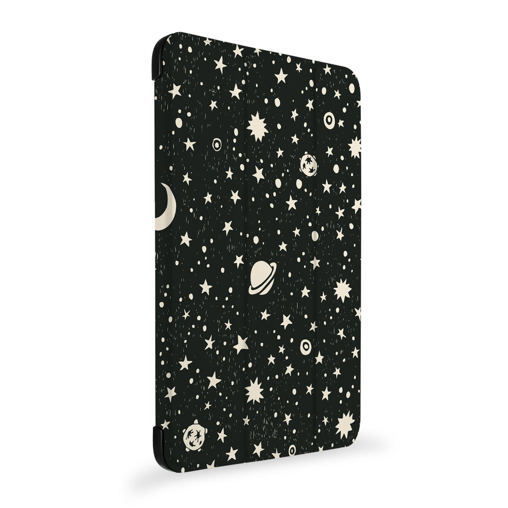 the side view of Personalized Samsung Galaxy Tab Case with Space design