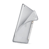 iPad SeeThru Casd with Marble Flower Design