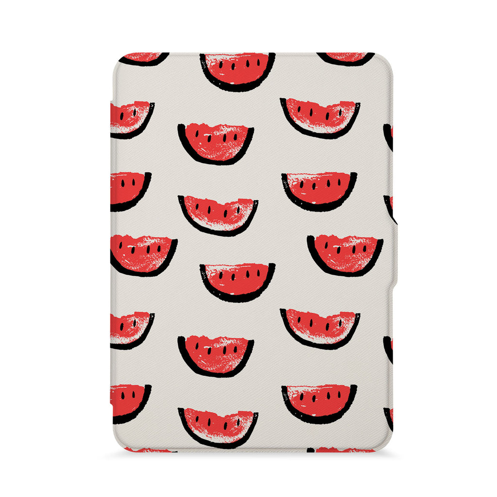 front view of personalized kindle paperwhite case with 03 design - swap