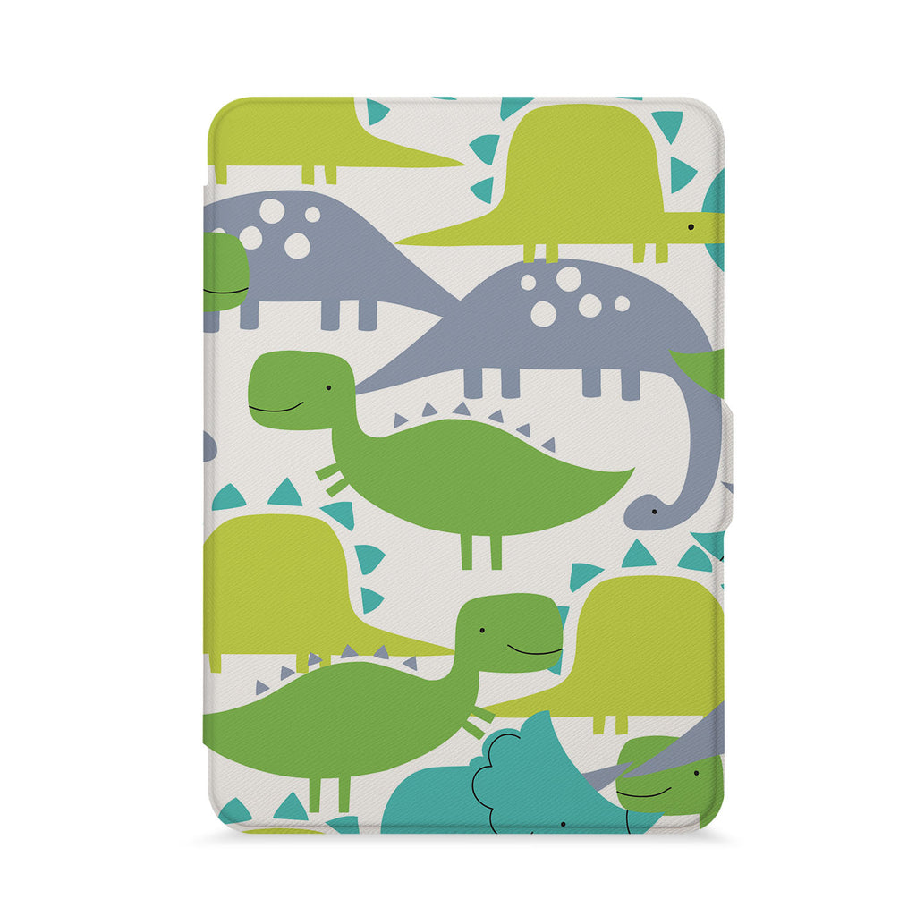 front view of personalized kindle paperwhite case with 03 design - swap