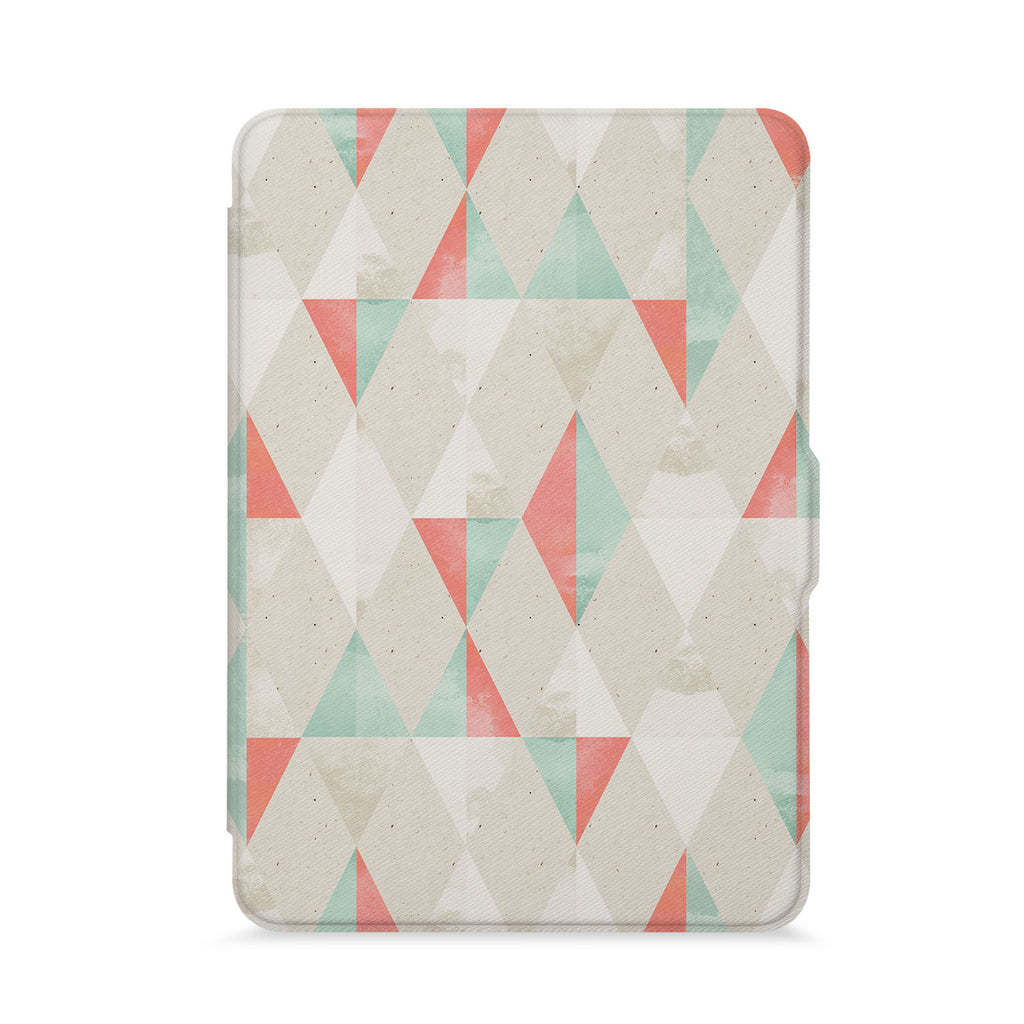 front view of personalized kindle paperwhite case with 05 design - swap