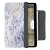 Elevate your iPad experience with the VistaCase Personalized iPad Slim Fit Case. Featuring an exquisitely detailed Marble design