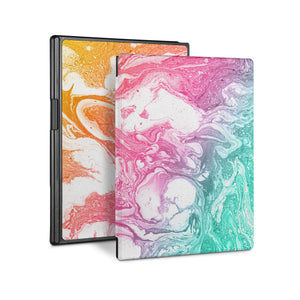 Vista Case reMarkable Folio case with Abstract Oil Painting Design perfect fit for easy and comfortable use. Durable & solid frame protecting the reMarkable 2 from drop and bump.