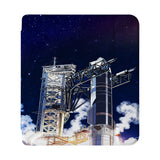 front view of personalized Kobo case with Elon Musk SpaceX design