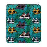 front view of personalized Kobo case with Sushi Cats design