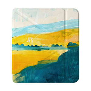 front view of personalized Kobo case with Abstract Painting design