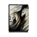 the back side of Personalized Microsoft Surface Pro and Go Case with Horses design