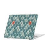 personalized microsoft laptop case features a lightweight two-piece design and Fox Fun print