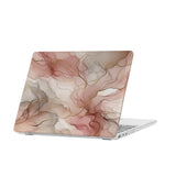 personalized microsoft laptop case features a lightweight two-piece design and Marble print