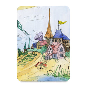 the front view of Personalized Samsung Galaxy Tab Case with Fairy Tale design