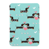 the front view of Personalized Samsung Galaxy Tab Case with Lovely Dog design