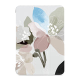 the front view of Personalized Samsung Galaxy Tab Case with Artistic Flower design