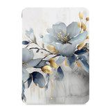 the front view of Personalized Samsung Galaxy Tab Case with Artistic Flower design