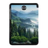 the back view of Personalized Samsung Galaxy Tab Case with Nature Beauty design