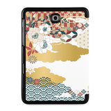 the back view of Personalized Samsung Galaxy Tab Case with Japanese Pattern design