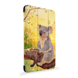 the side view of Personalized Samsung Galaxy Tab Case with Australia Wild Animal design